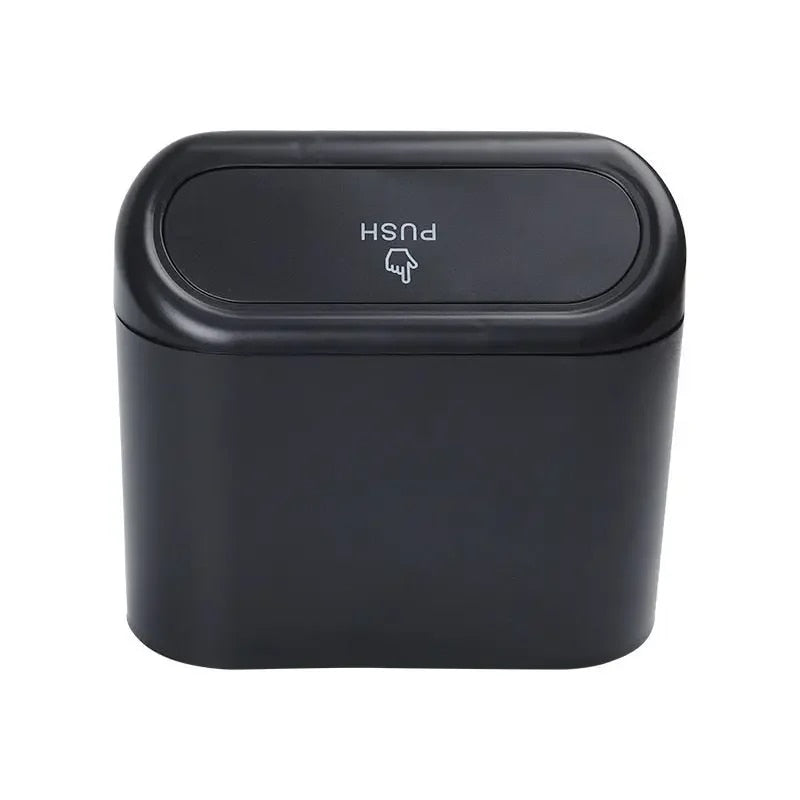 Compact Car Trash Can with Lid