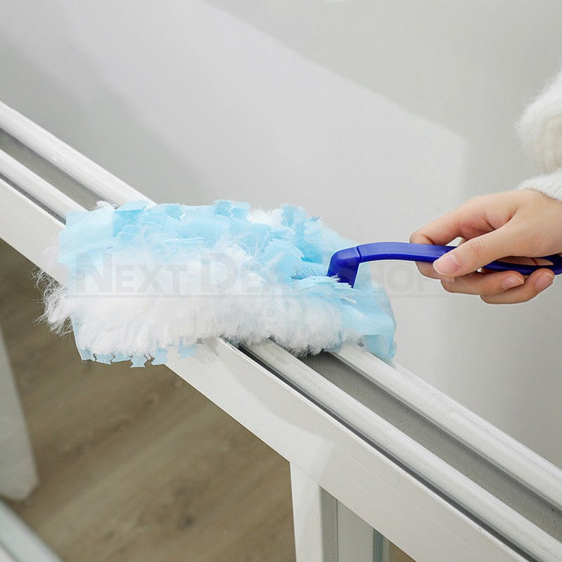 10 Pcs Disposable Duster Refills with 1 Handle