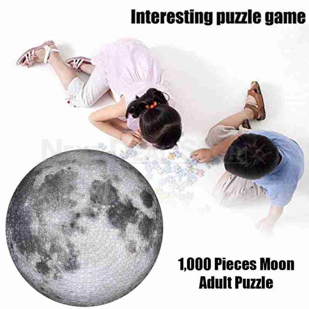 1000 Piece Round Jigsaw - Moon