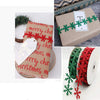 16.4 ft Felt Snowflake Trim Ribbon