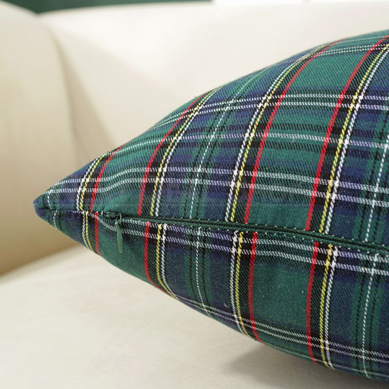 17"X17" Tartan Plaid Pillow Cover (Set of 3)