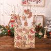 18 Pcs - Christmas Gingerbread Wooden Hanging Ornament