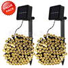 2 Pack - XMAS Solar-Powered LED Fairy Lights