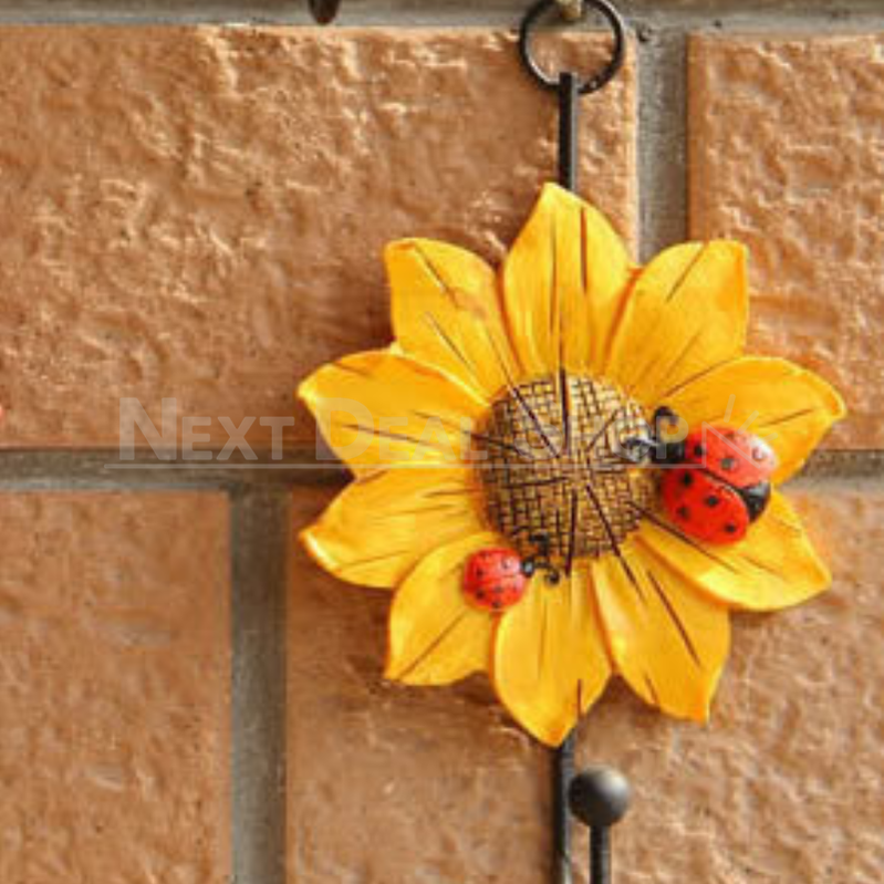 2 Pcs - Decorative Flower Wall Hook