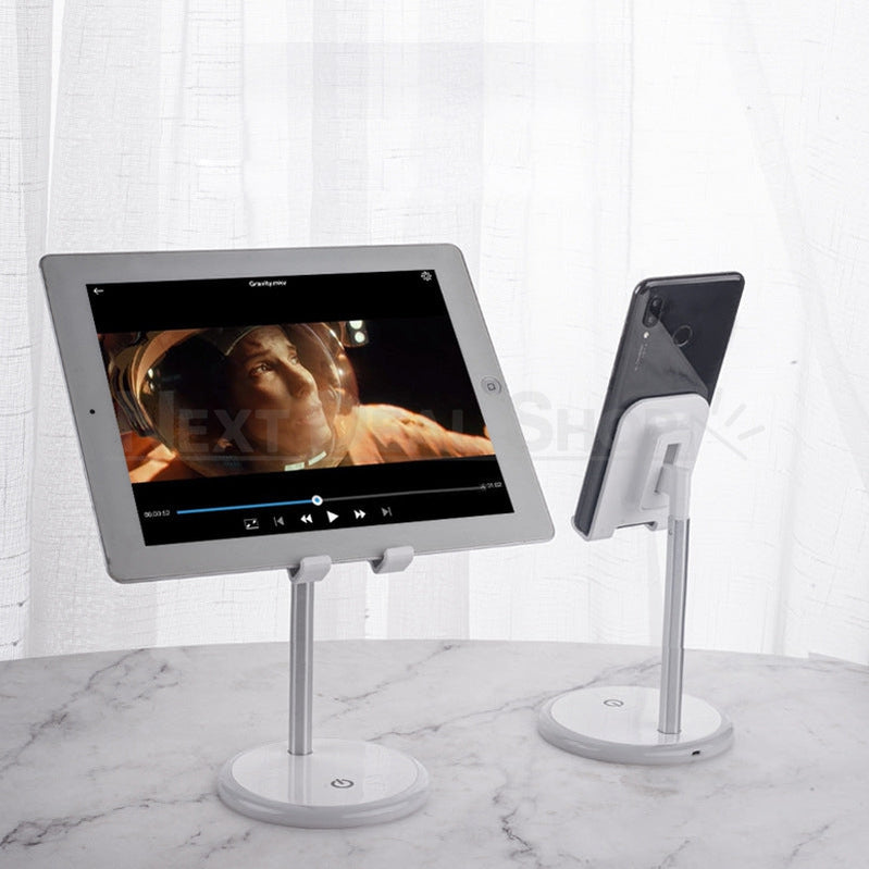 2 in 1 Phone and Tablet Stand with Night Lamp