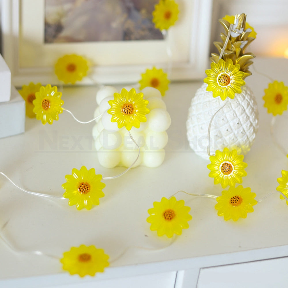 20 LEDs Sunflower Fairy String Light