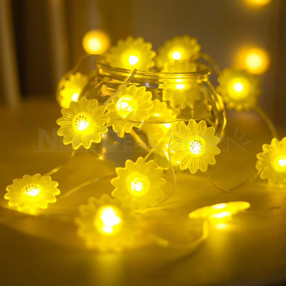 20 LEDs Sunflower Fairy String Light