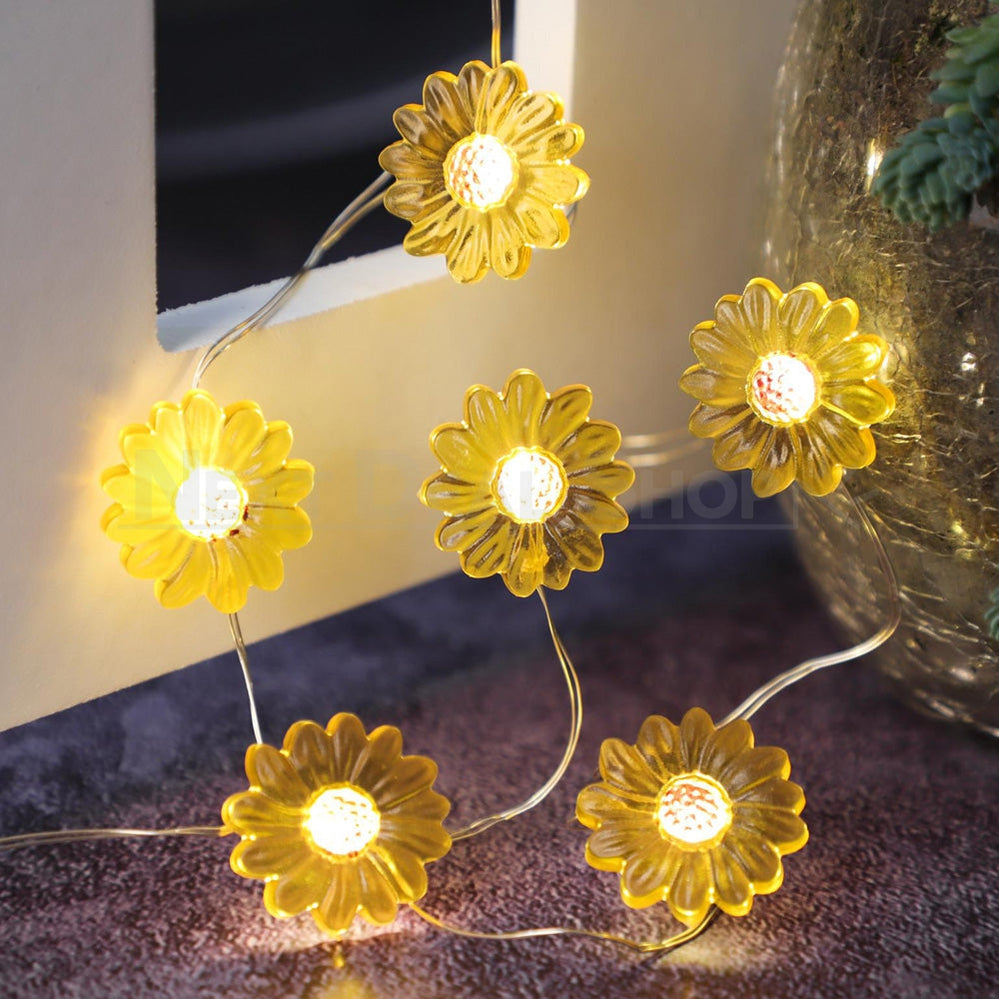 20 LEDs Sunflower Fairy String Light