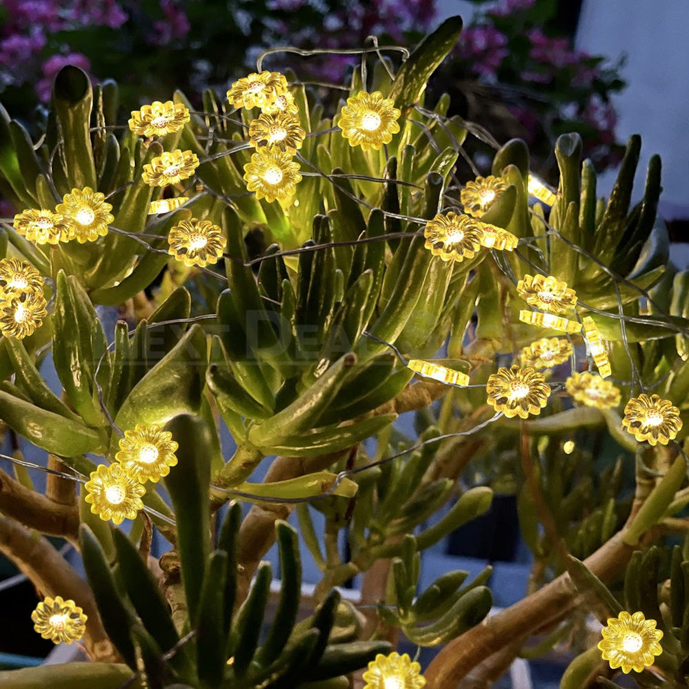 20 LEDs Sunflower Fairy String Light