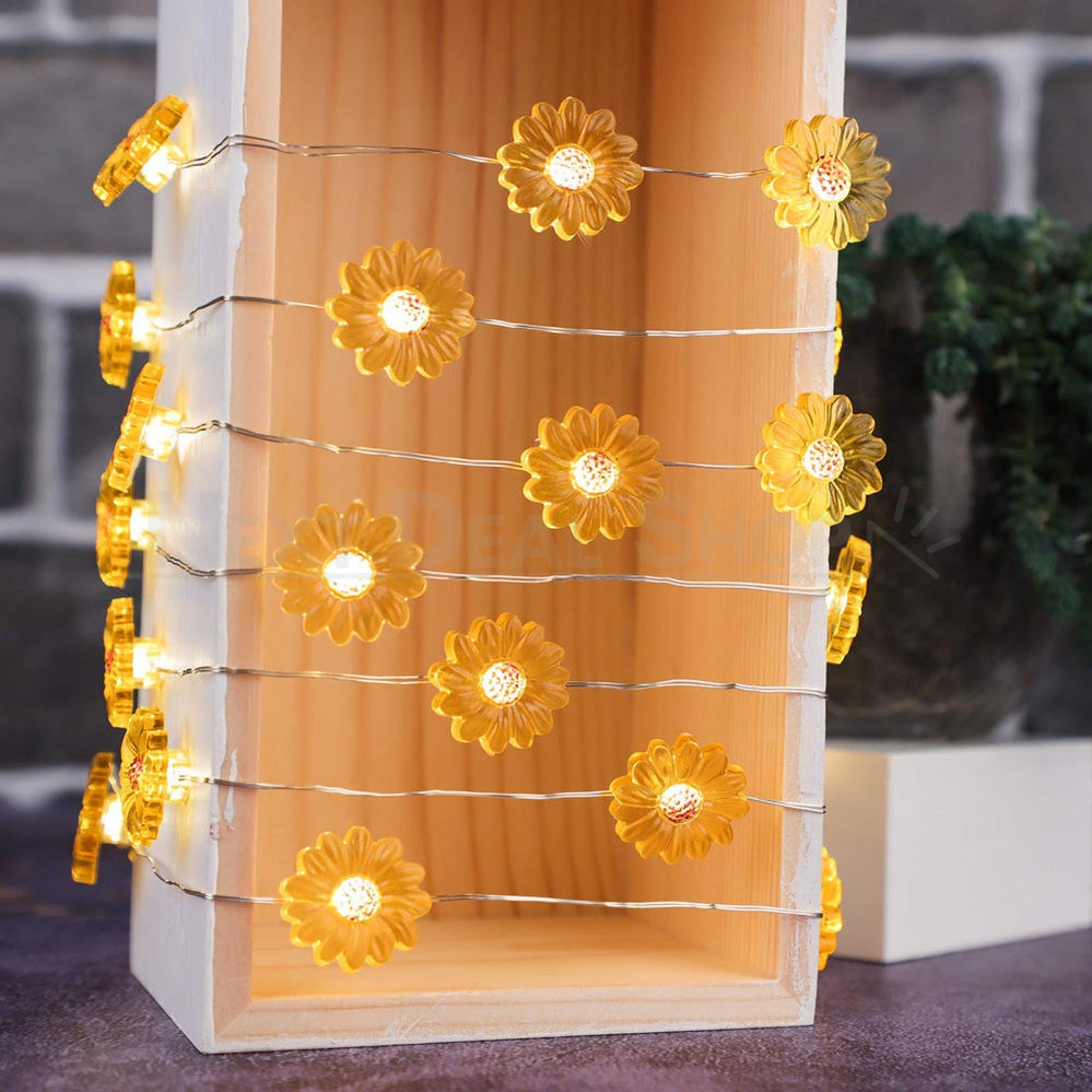 20 LEDs Sunflower Fairy String Light