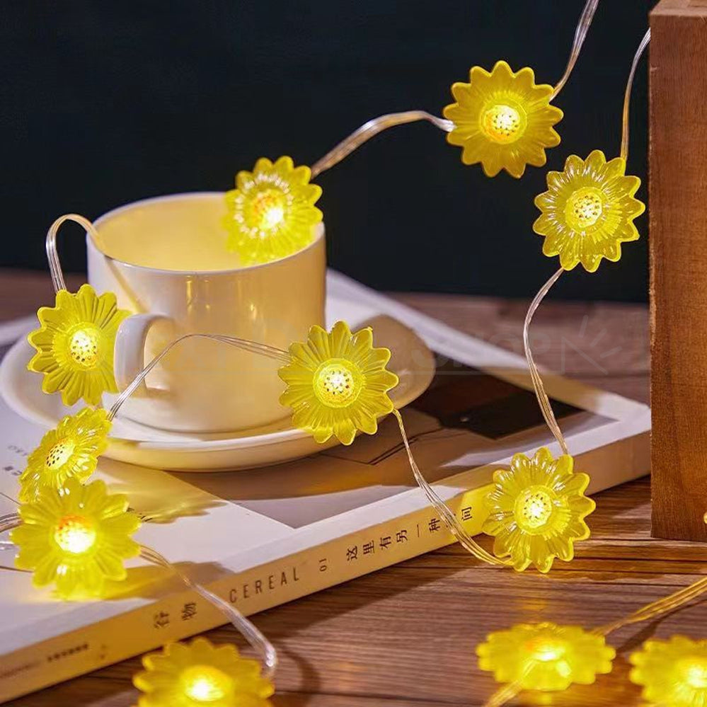 20 LEDs Sunflower Fairy String Light