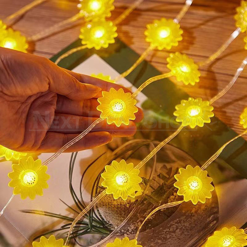 20 LEDs Sunflower Fairy String Light