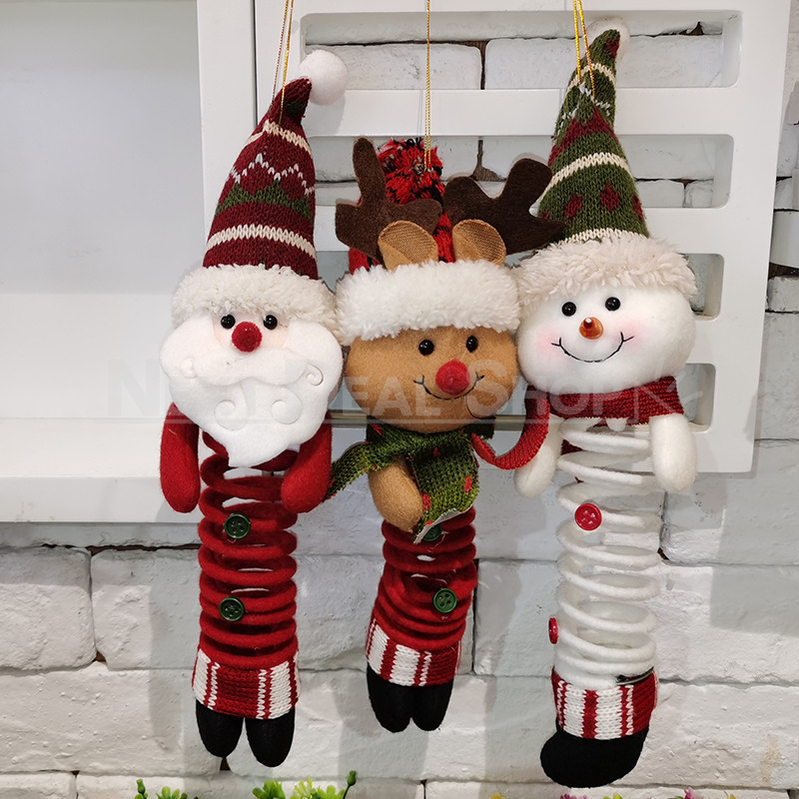 3 Pcs - Handmade Spring Doll Ornament Set