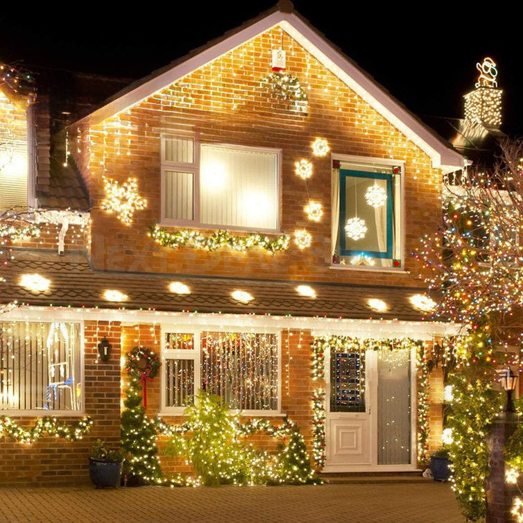 32.8 ft Festive Icicle String Light (Extendable)