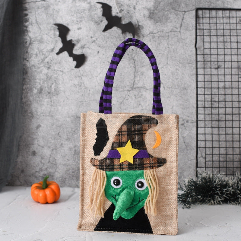 4 Pack - Halloween Trick or Treat Candy Bag