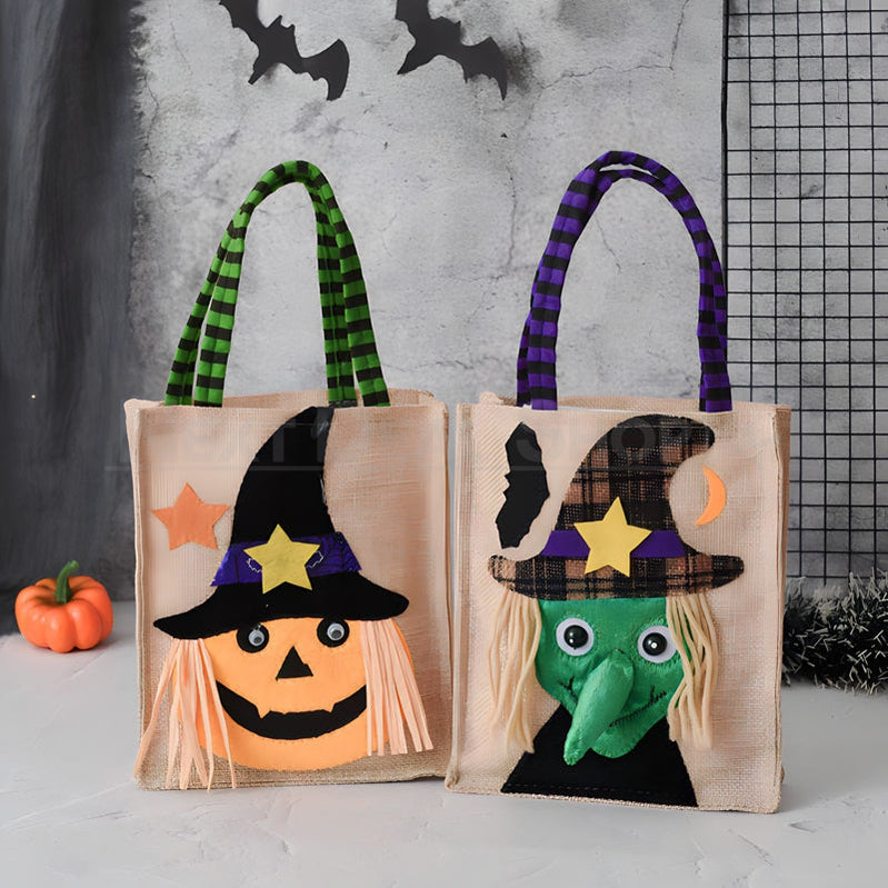 4 Pack - Halloween Trick or Treat Candy Bag