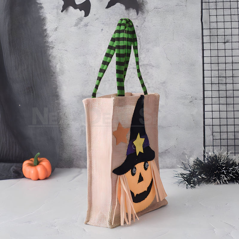 4 Pack - Halloween Trick or Treat Candy Bag