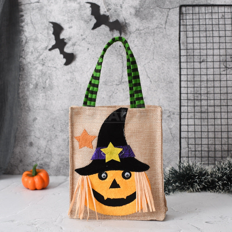 4 Pack - Halloween Trick or Treat Candy Bag