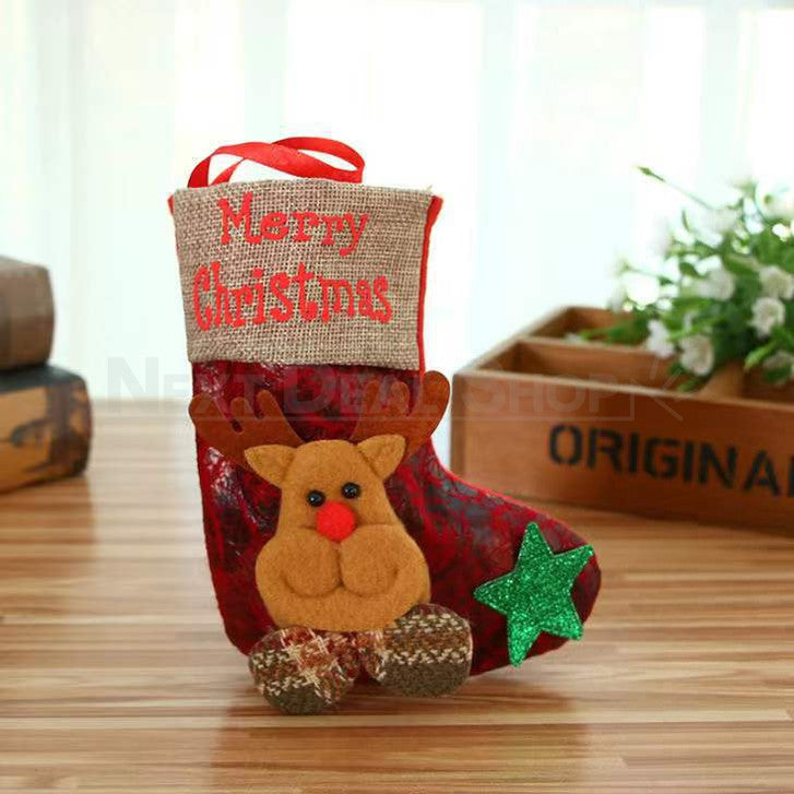 4 Pcs - Mini Christmas Stocking Set