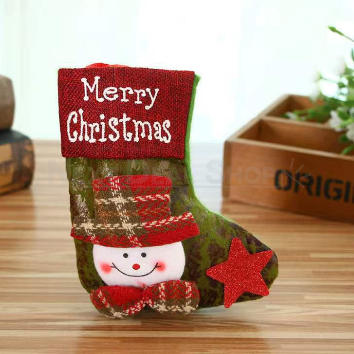 4 Pcs - Mini Christmas Stocking Set