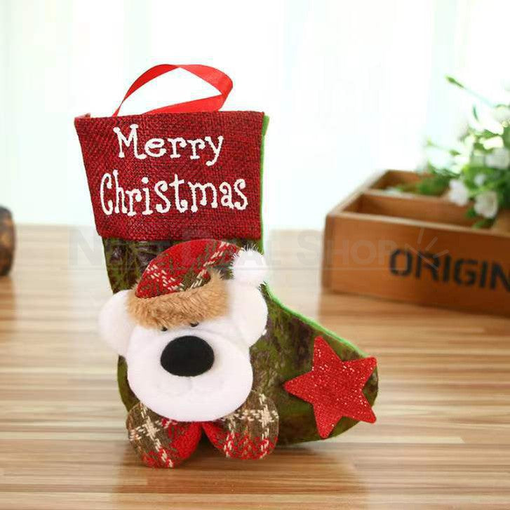 4 Pcs - Mini Christmas Stocking Set