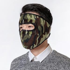 Warm winter mask  windproof, protects your face and ears against storms.