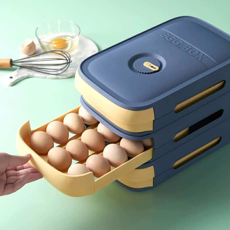 Compact Drawer Type Egg Storage Box