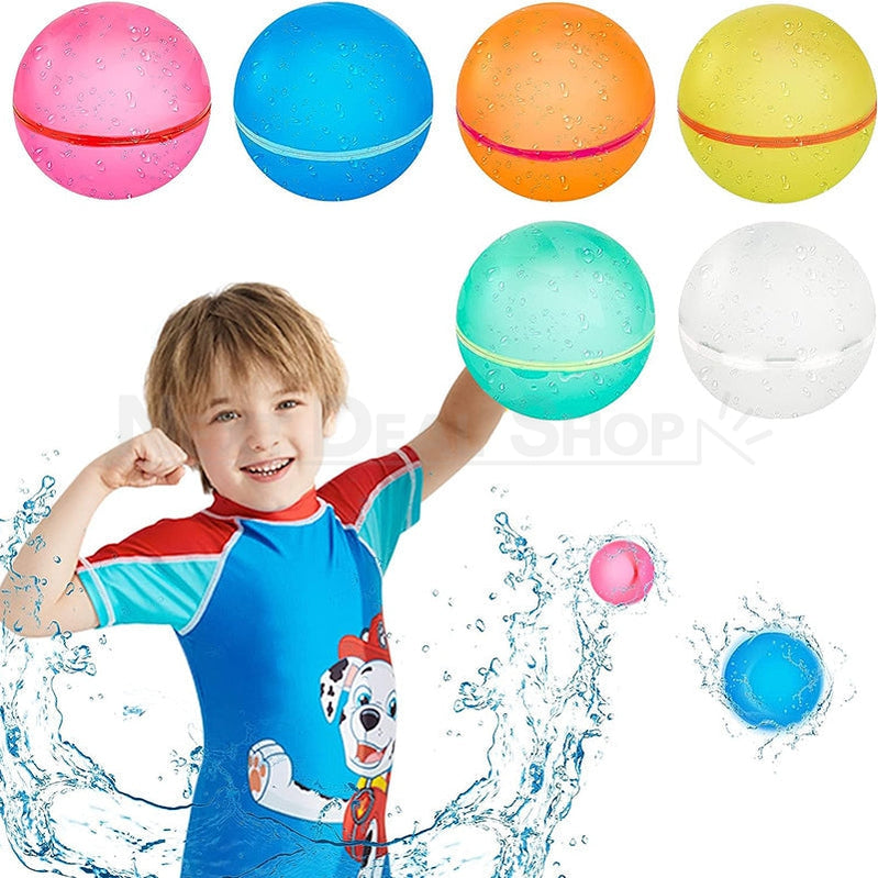 6 Pcs - Reusable Magnetic Water Balloons