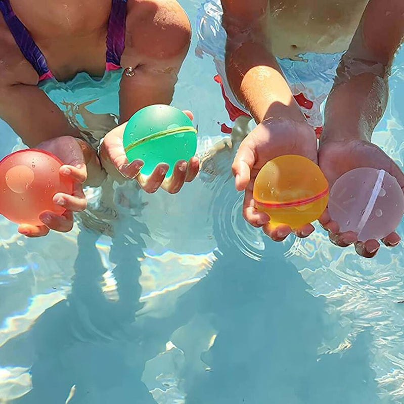 6 Pcs - Reusable Magnetic Water Balloons