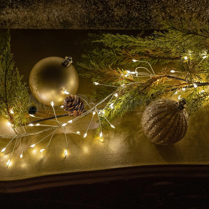 6.56ft Christmas LED Cluster Fairy String Light
