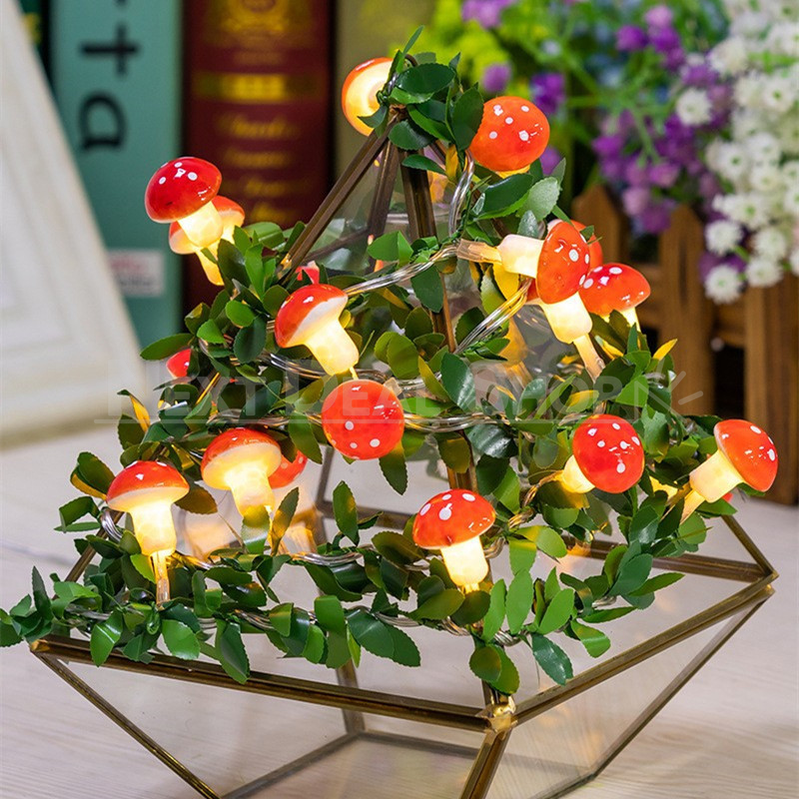 Adorable Mushroom Vine String Light