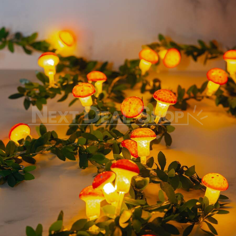 Adorable Mushroom Vine String Light