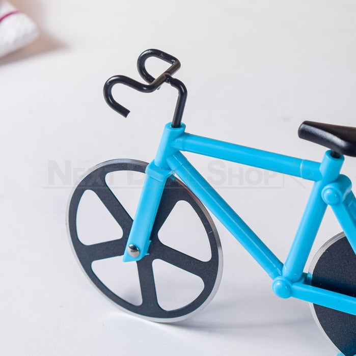 Blue Bicycle Pizza Rolling Cutter