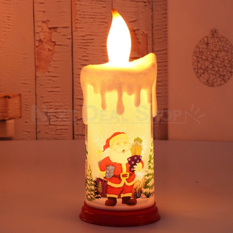 Christmas Flickering Led Candle Lamp