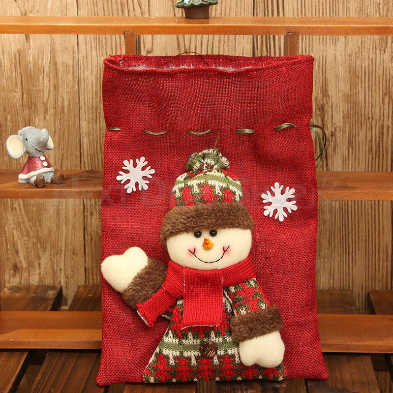 Christmas Knitted Doll Candy Bag