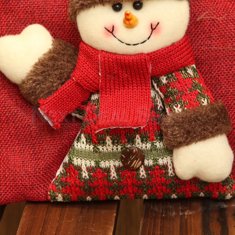 Christmas Knitted Doll Candy Bag