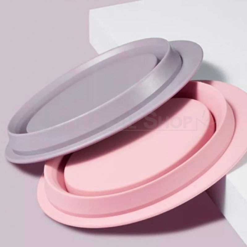 Collapsible Makeup Brush Cleaning Bowl