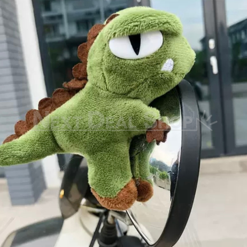 Dinosaur Plush Doll Handlebar Decor