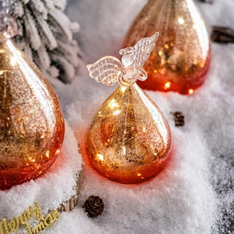 Festive Light Up Glass Angel