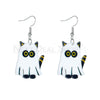 Ghost Cat Earrings