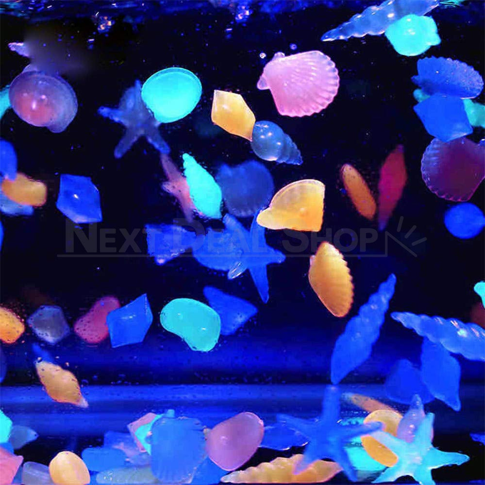 Glow-in-the-Dark Ocean Treasures Aquarium Decor