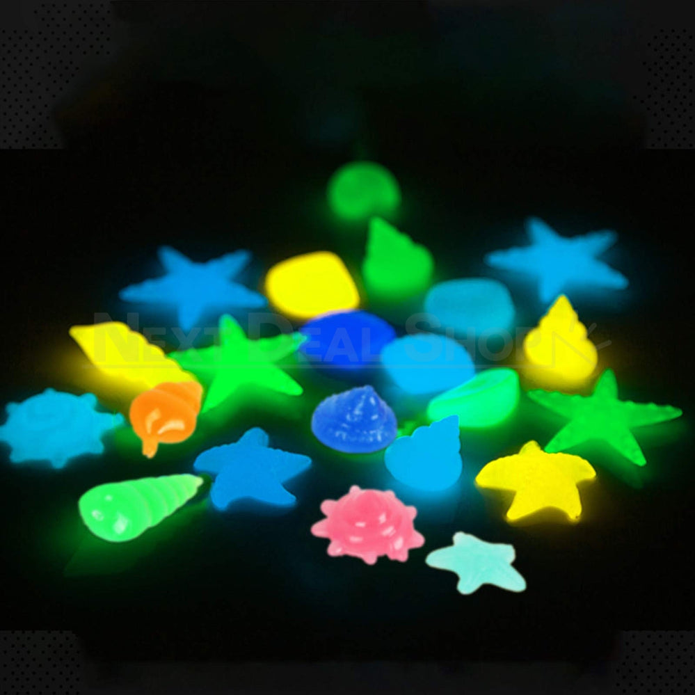 Glow-in-the-Dark Ocean Treasures Aquarium Decor