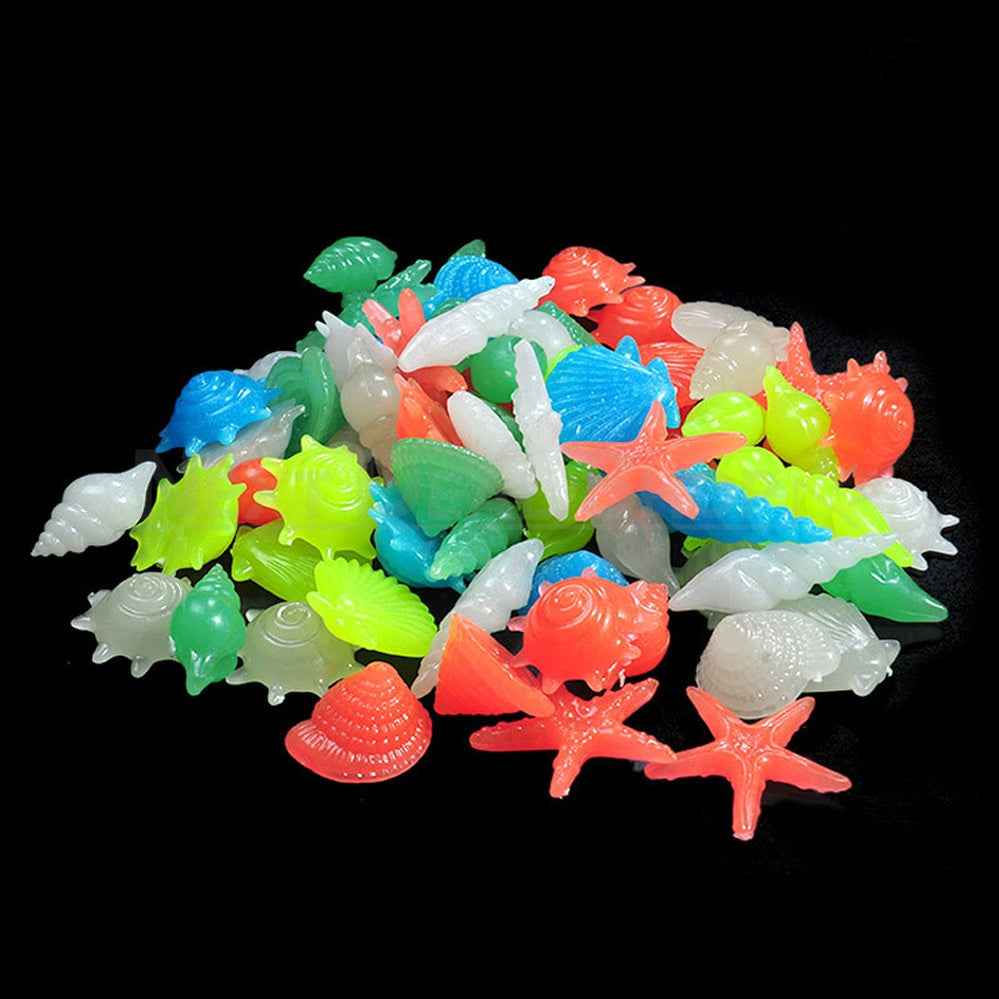 Glow-in-the-Dark Ocean Treasures Aquarium Decor