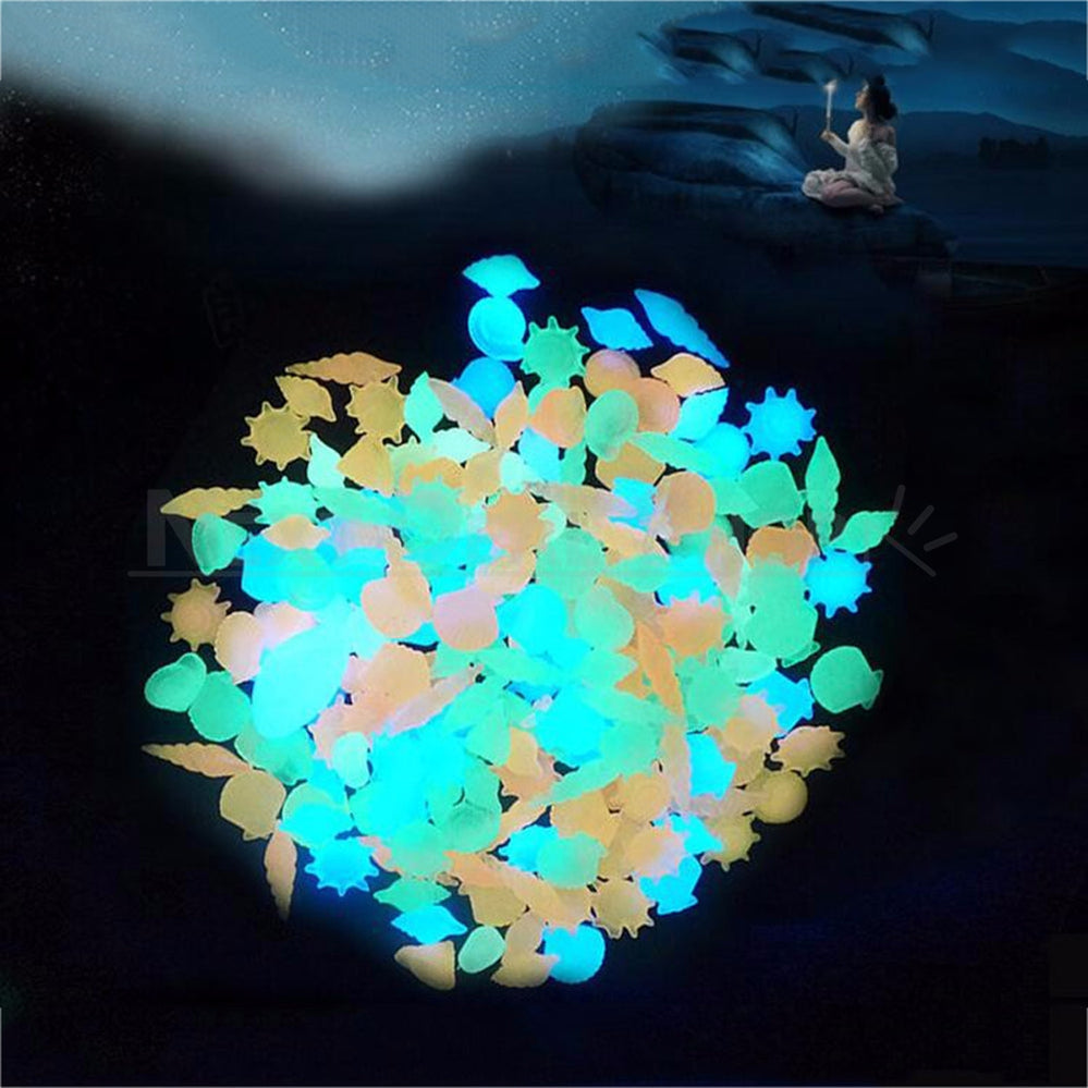 Glow-in-the-Dark Ocean Treasures Aquarium Decor