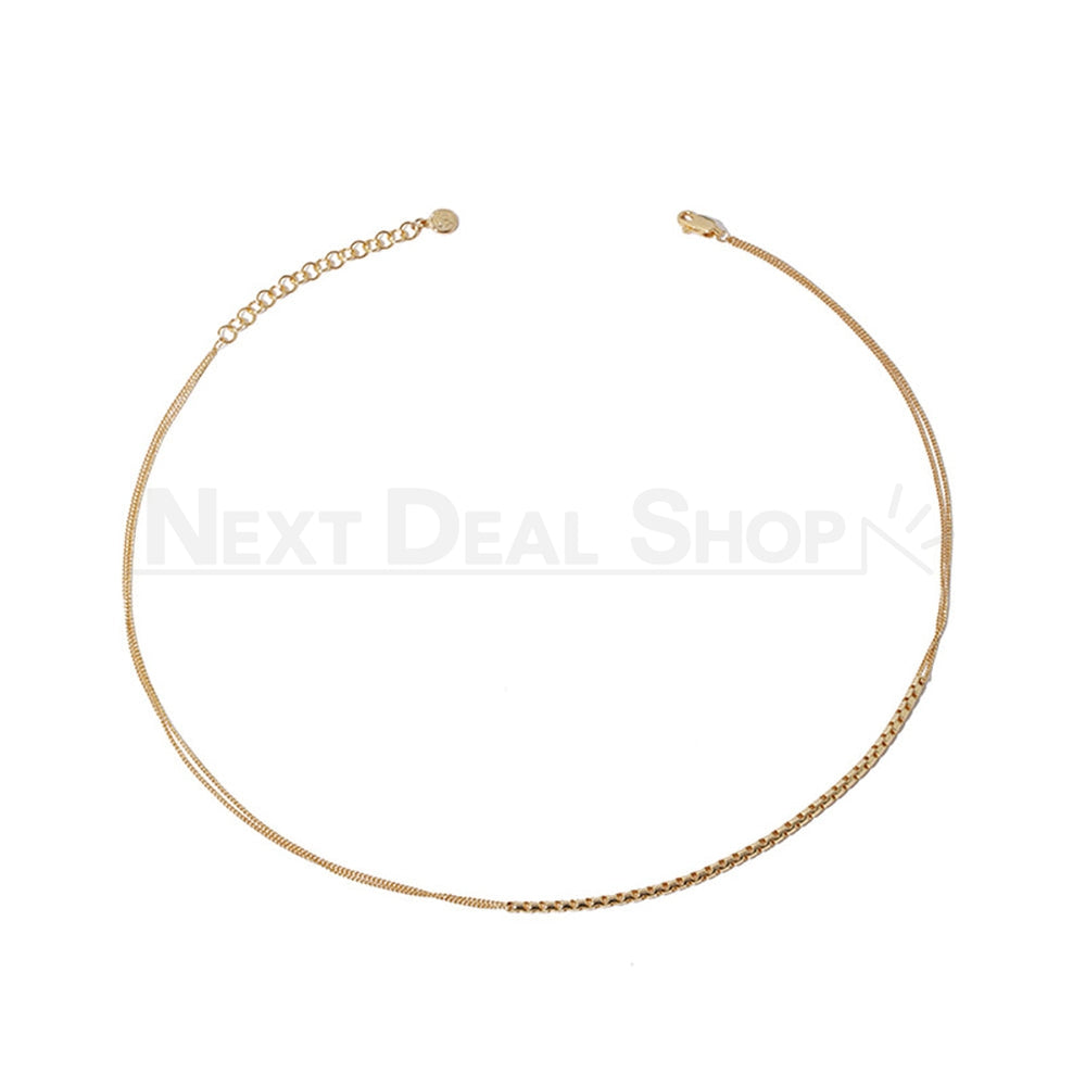 Gold Plated Dainty Pendant Necklace