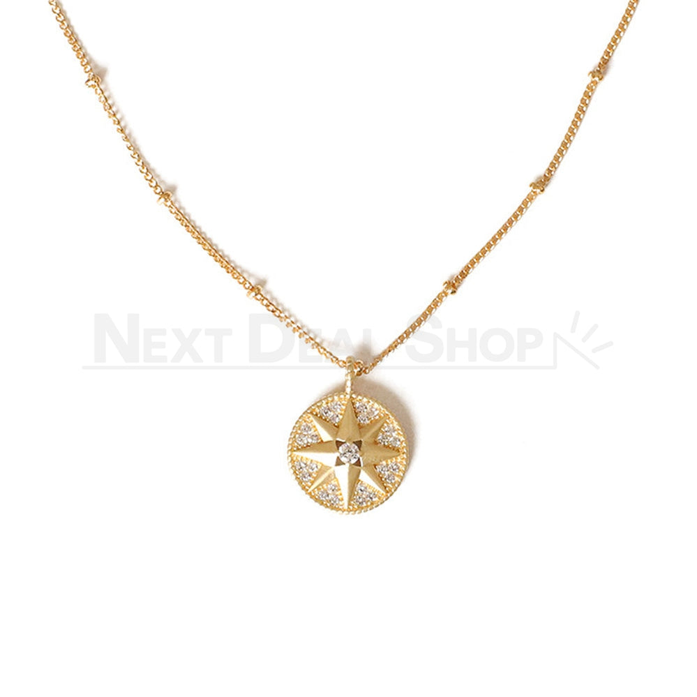 Gold Plated Star Pendant Necklace