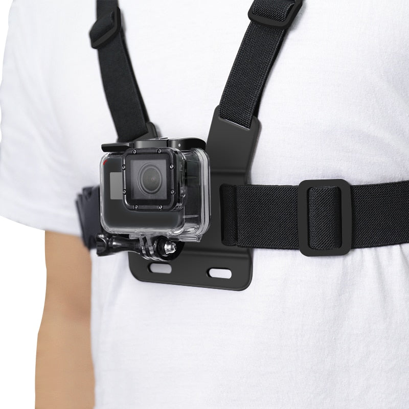 Universal Cell Phone Chest Mount Harness Strap Holder Mobile Phone Clip for Smartphone POV Video Outdoor GoPro SJCAM YI shooting