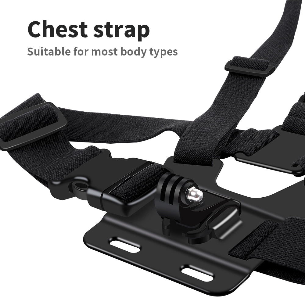 Universal Cell Phone Chest Mount Harness Strap Holder Mobile Phone Clip for Smartphone POV Video Outdoor GoPro SJCAM YI shooting