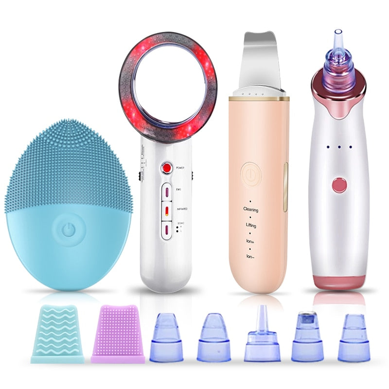 Ultrasonic Skin Scrubber Set- 50% OFF Limited Time Only