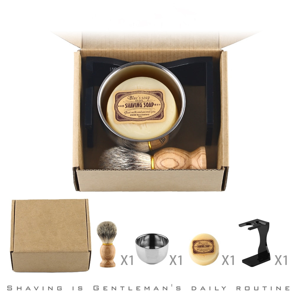 Barber Shaving Brush Set